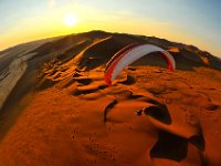 06.005.Namibia : Gleitschirmfliegen, Landschaften, Namibia, Natur, Sonnenuntergänge